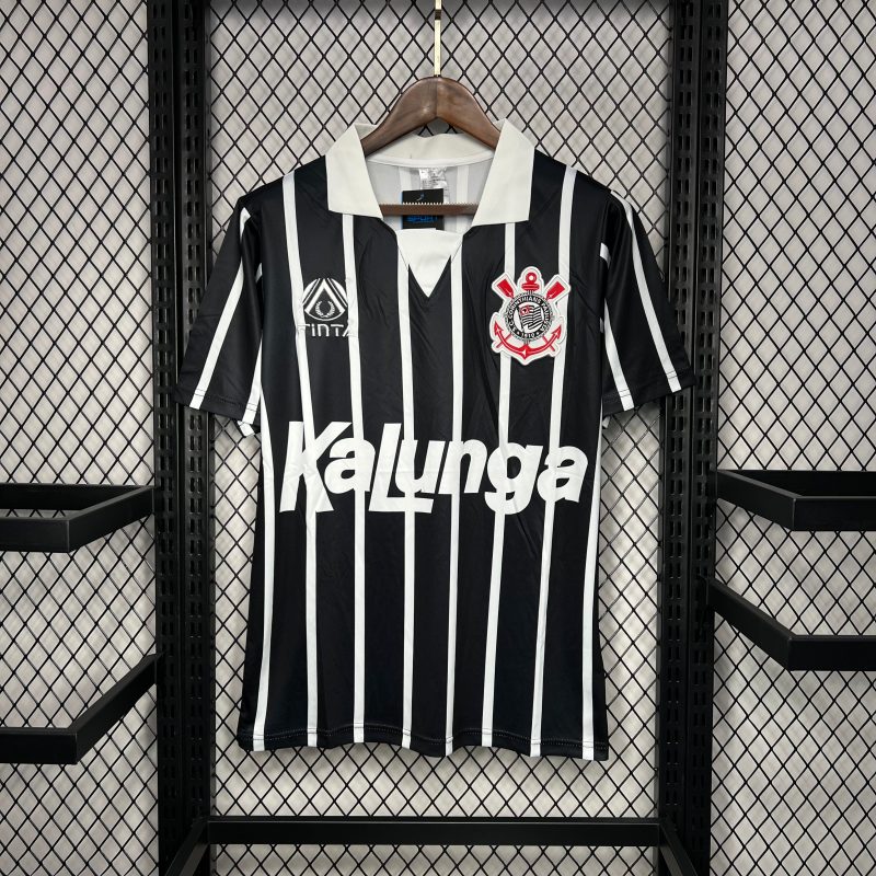 Corinthians maillot foot 1990 Away Retro Jersey