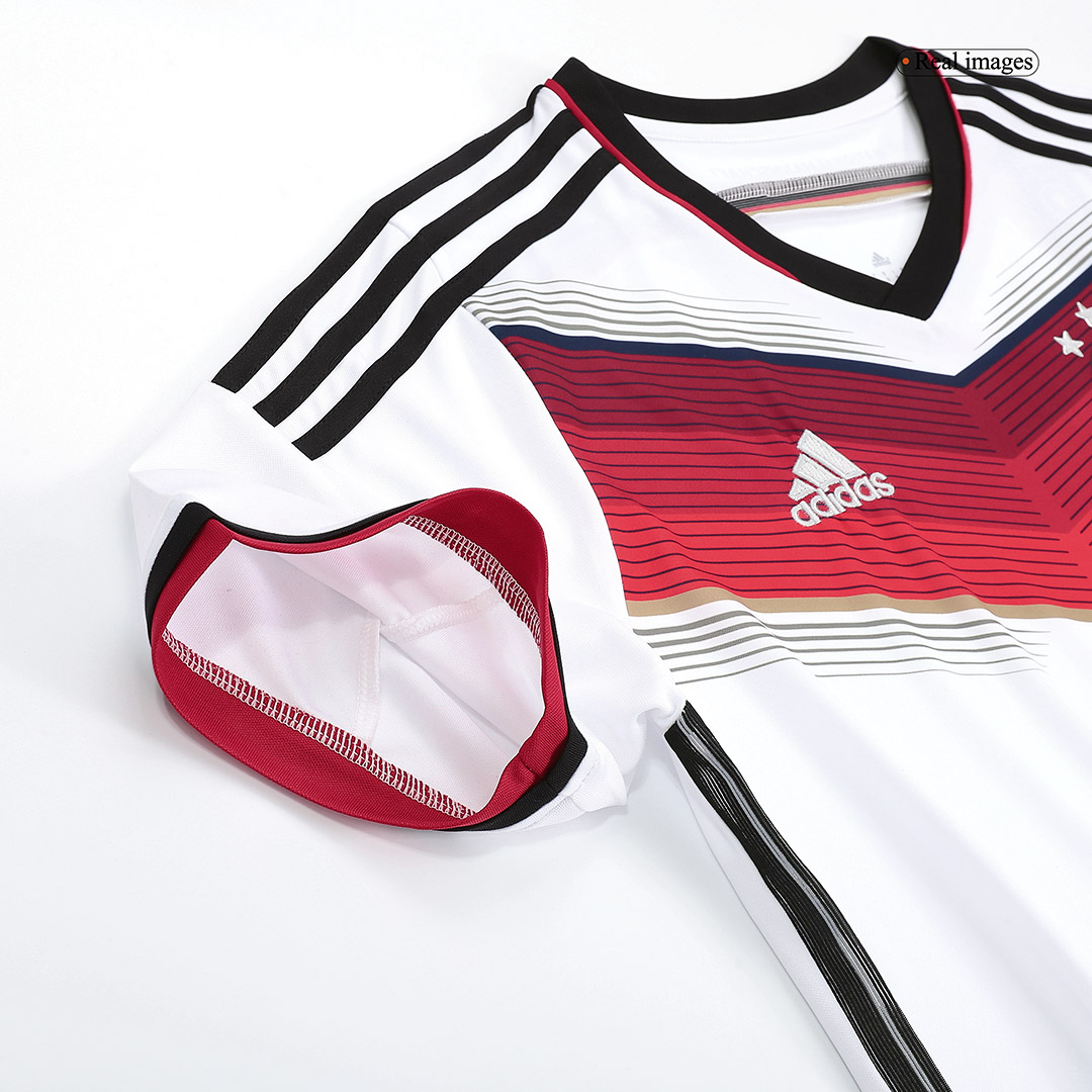 Germany 2014 Home White Retro Jersey