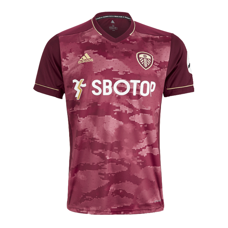 Leeds United 2020/21 Third Red Jersey