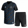 Everton 2023/24 Goalkeeper Black Goalkeeper Kids Kit