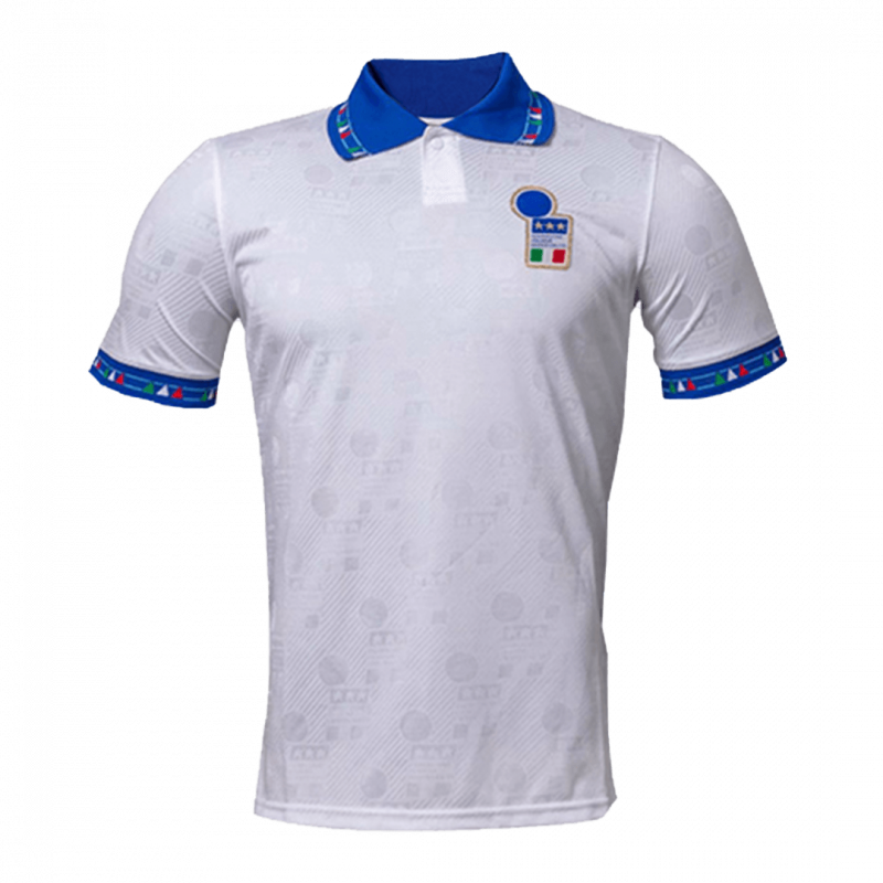 Italy 1994 Away White Retro Jersey