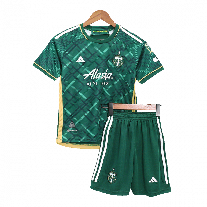 Portland Timbers 2023 Home Green Kids Kit