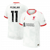 M.SALAH #11 Liverpool 2024/25 Third White Player Version Jersey