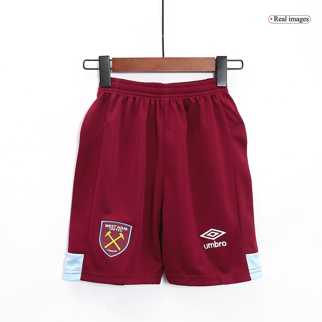 West Ham United 2023/24 Home Red Kids Kit