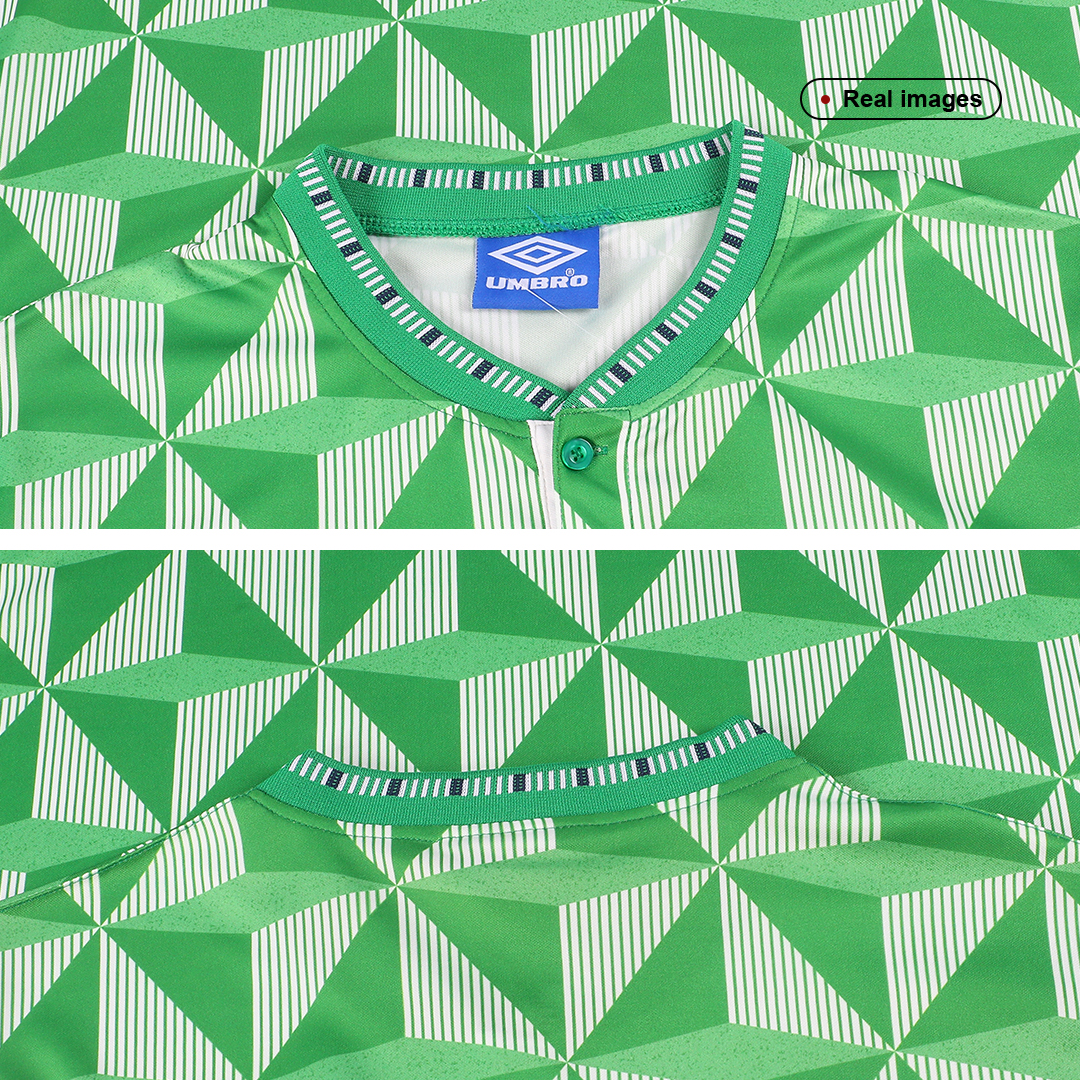 Northern Ireland 1990 Home Green Retro Jersey