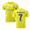 RONALDO #7 Al Nassr 2023/24 Home Yellow Player Version Jersey