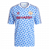 Manchester United 1990/92 Away Blue Retro Jersey