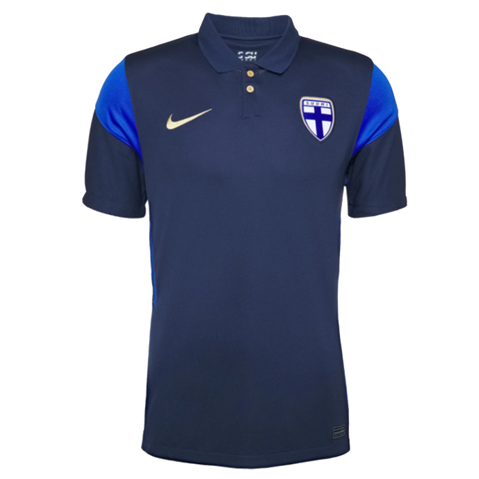 Finland 2020/21 Away Blue Jersey