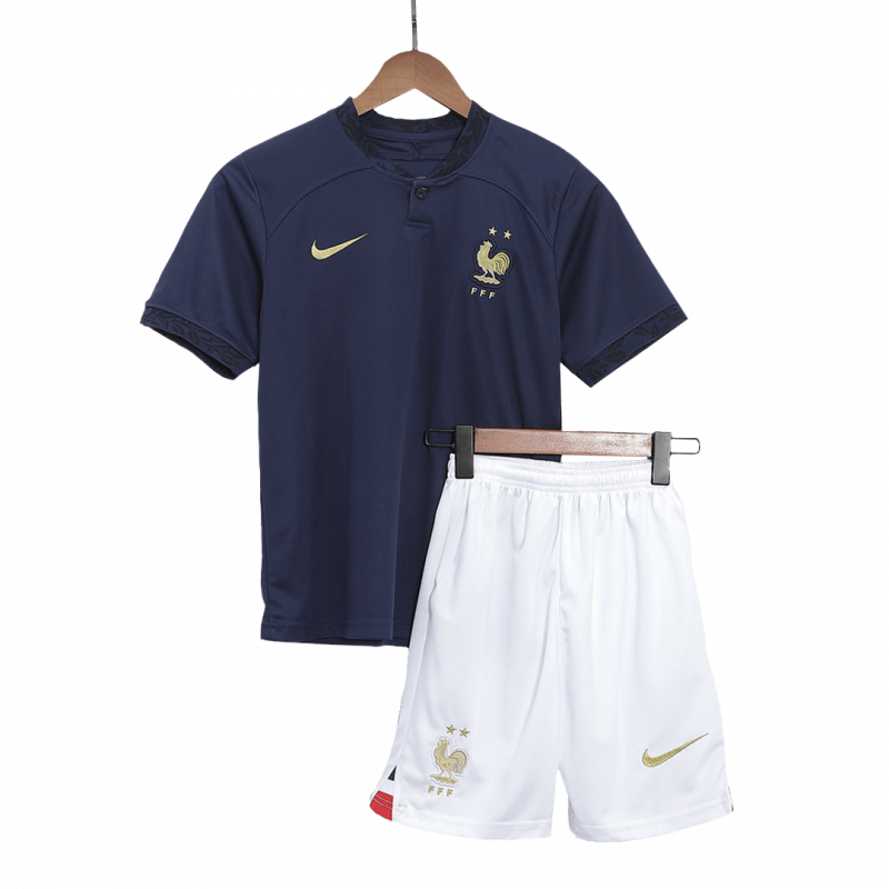 France 2022 Home Blue Kids Kit
