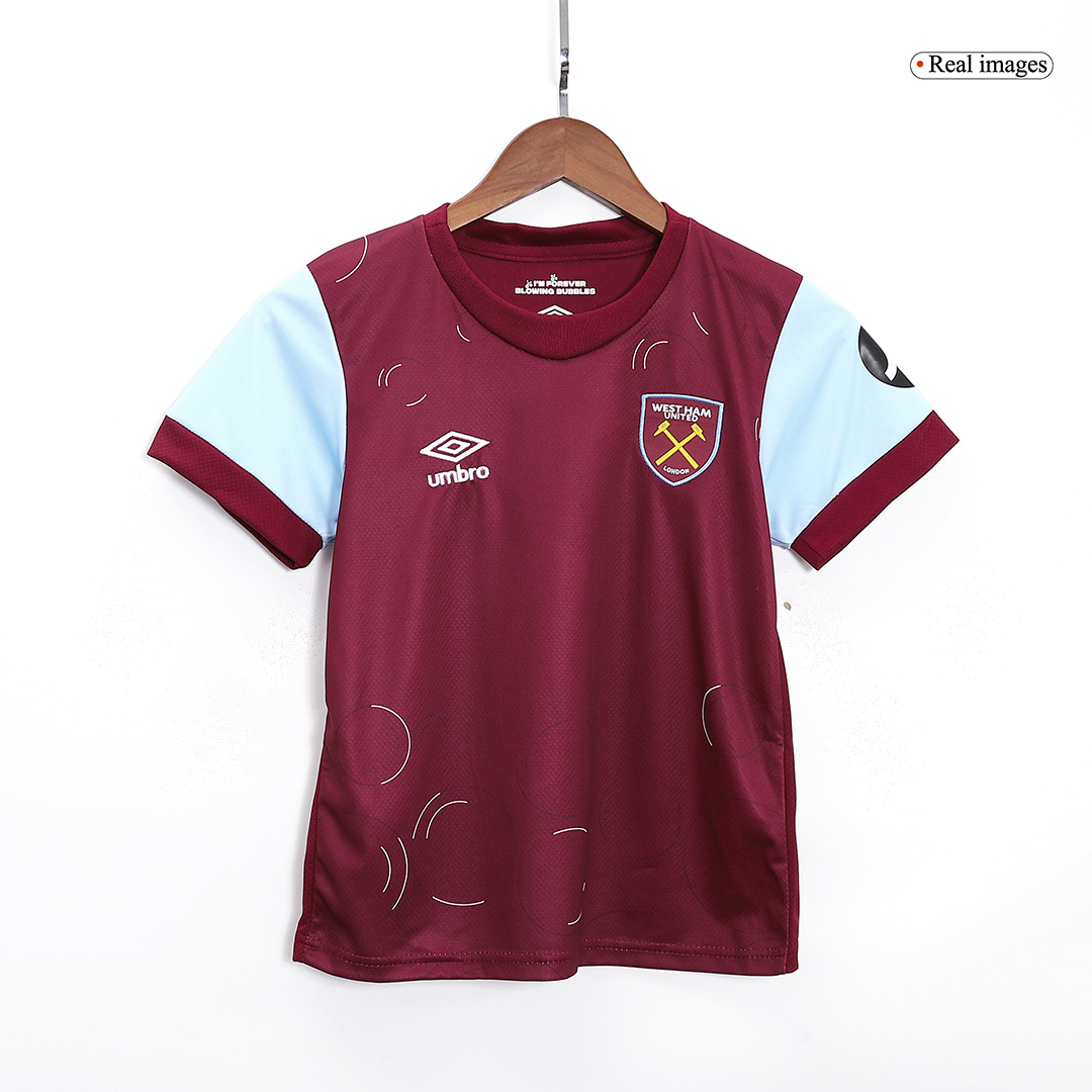 West Ham United 2023/24 Home Red Kids Kit