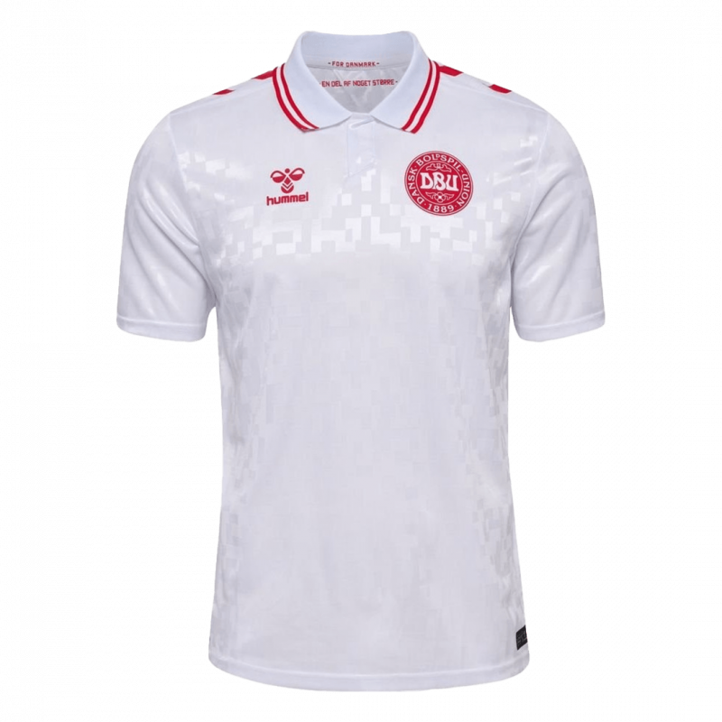 Denmark 2024 Away White Jersey