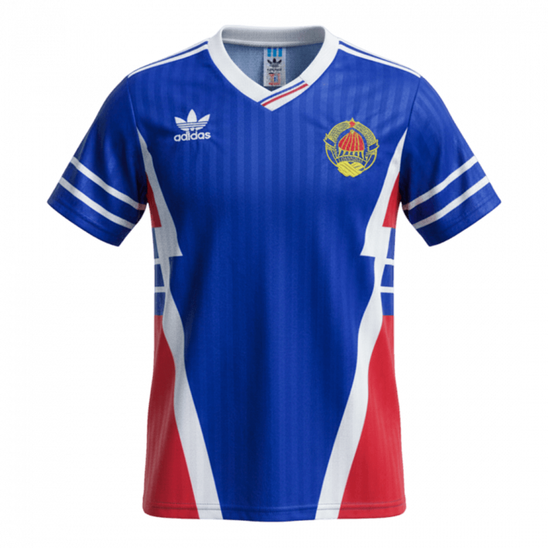 Yugoslavia 1990 Home Blue Retro Jersey