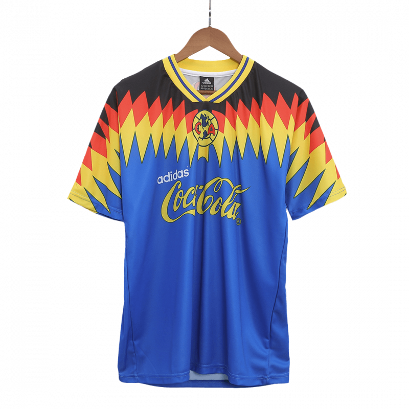 Club America 1995 Away Blue Retro Jersey