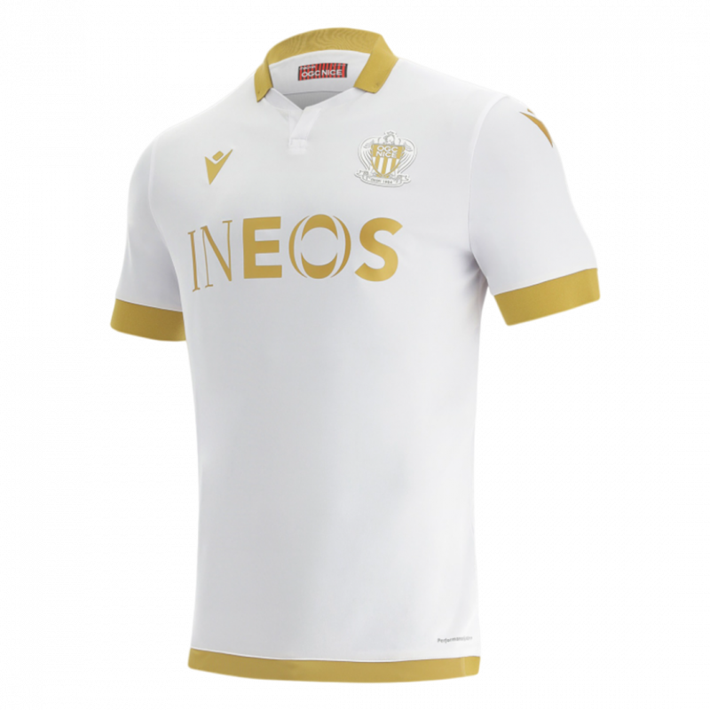 OGC Nice 2021/22 Away White Jersey