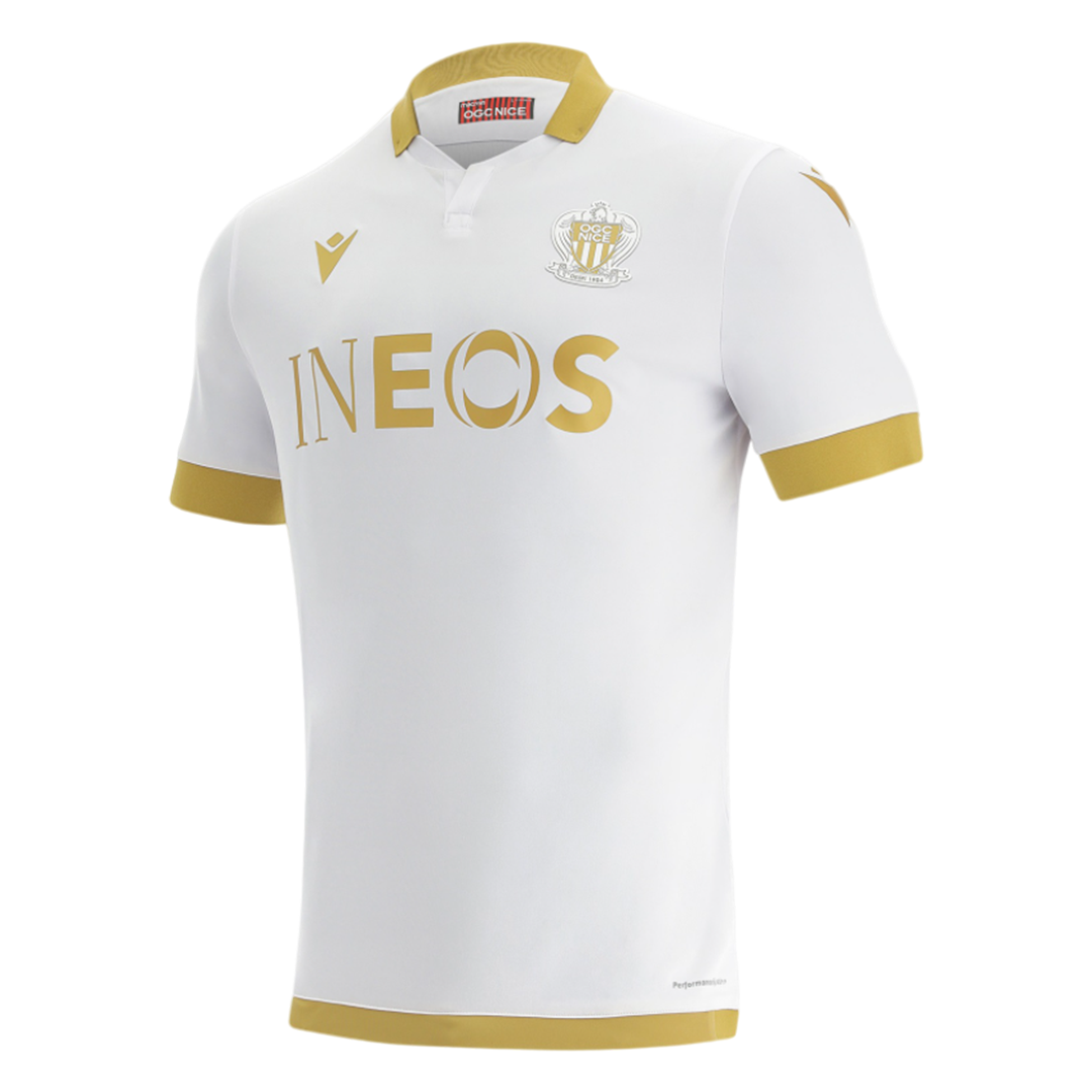 OGC Nice 2021/22 Away White Jersey