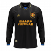 Manchester United 1993/94 Away Black Long Sleeve Retro Jersey