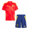 Spain 2024 Home Red Kids Kit