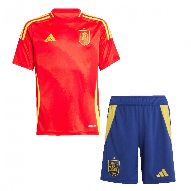 Spain 2024 Home Red Kids Kit