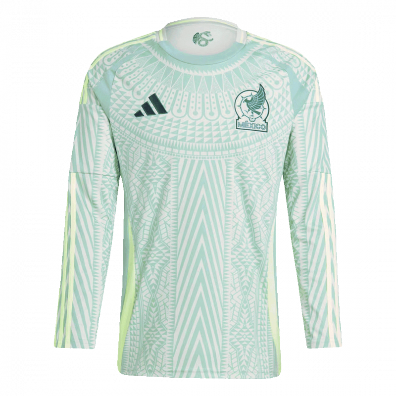 Mexico 2024 Away Green Long Sleeve Jersey