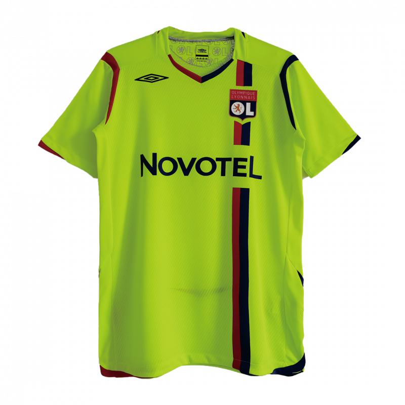 Olympique Lyonnais 2008/09 Away Green Retro Jersey