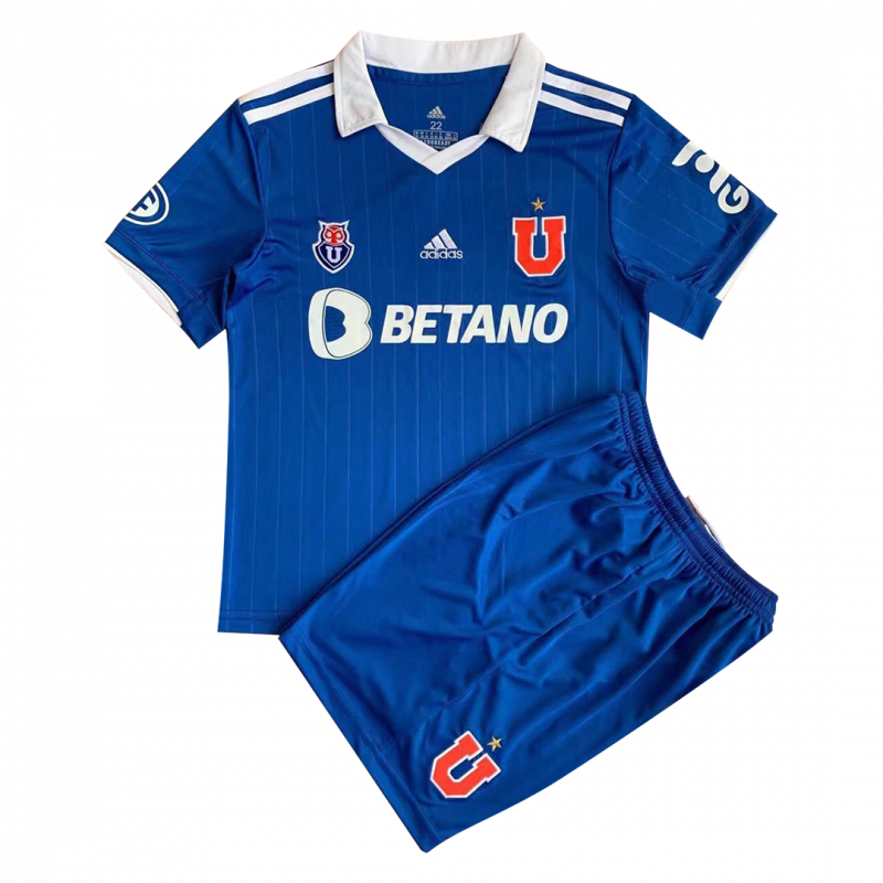 Club Universidad de Chile 2022 Home Blue Kids Kit