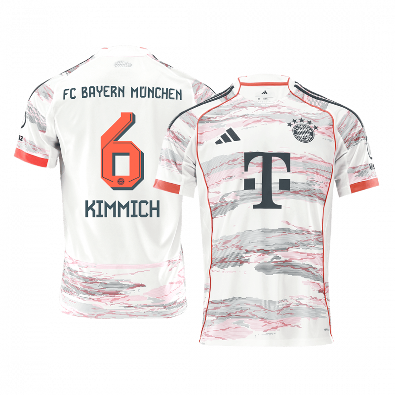 KIMMICH #6 Bayern Munich 2025/26 Away White Jersey