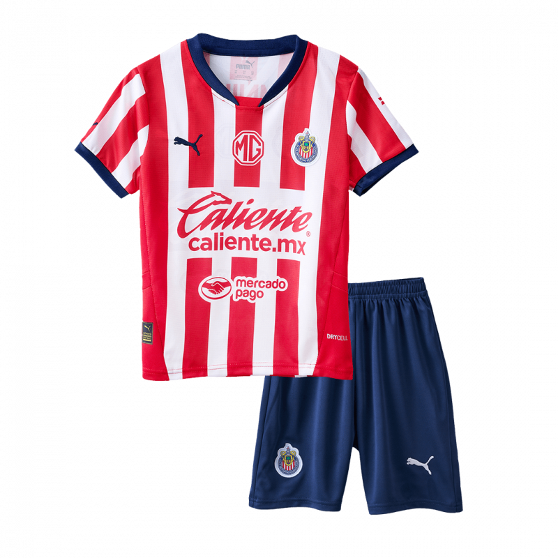 Chivas 2024/25 Home White Soccer Uniform Kit