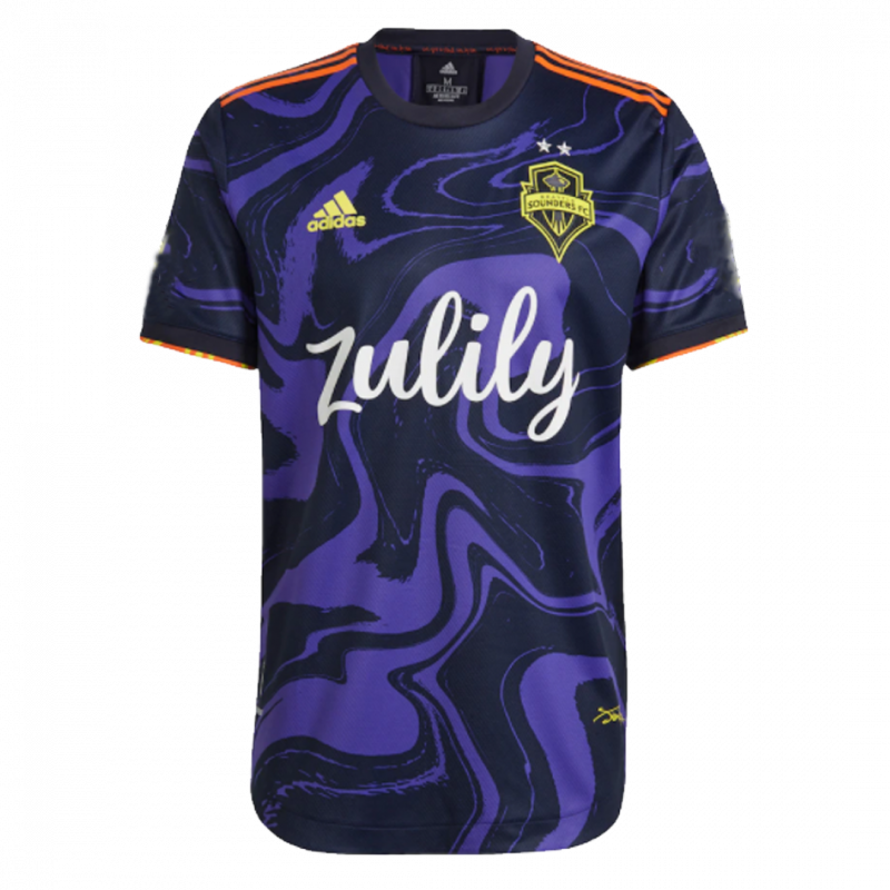 Seattle Sounders 2021 Away Purple Player Version Jersey
