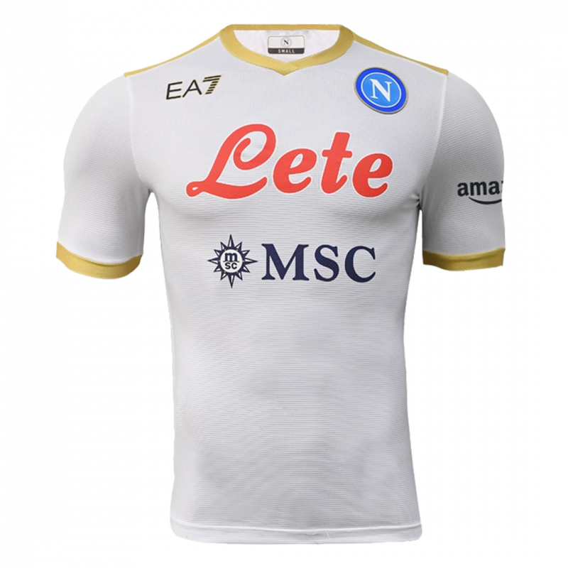 Napoli 2021/22 Away White Jersey