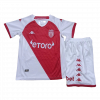 AS Monaco FC 2022/23 Home White Kids Kit