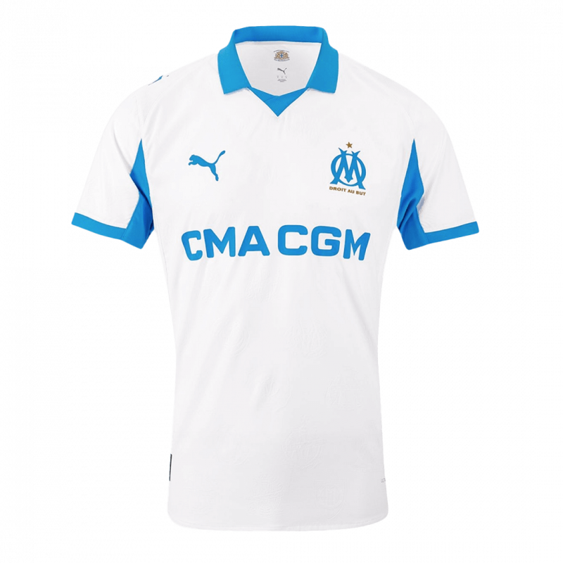 Marseille 2025/26 Home White Player Version Jersey