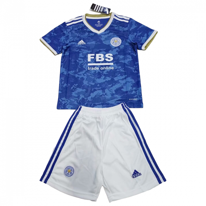 Leicester City 2021/22 Home Blue Kids Kit