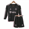 Inter Miami CF 2023/24 Away Black Long Sleeve Kids Kit