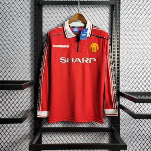 Manchester United 1998/99 Long Sleeve Retro Jersey