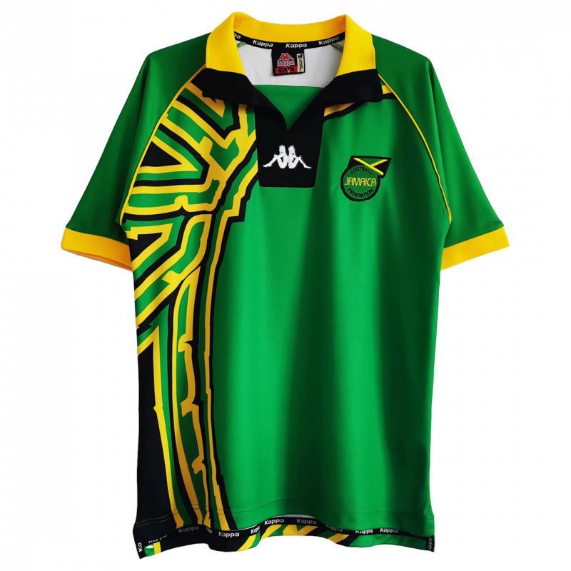 Jamaica 1998 Away Green Retro Jersey