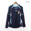 Argentina 2006 Away Blue Long Sleeve Retro Jersey