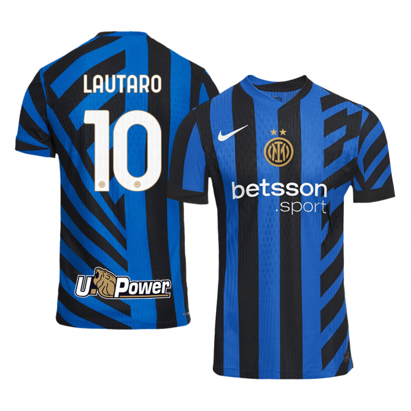 LAUTARO #10 Inter Milan 2024/25 Home Black Jersey
