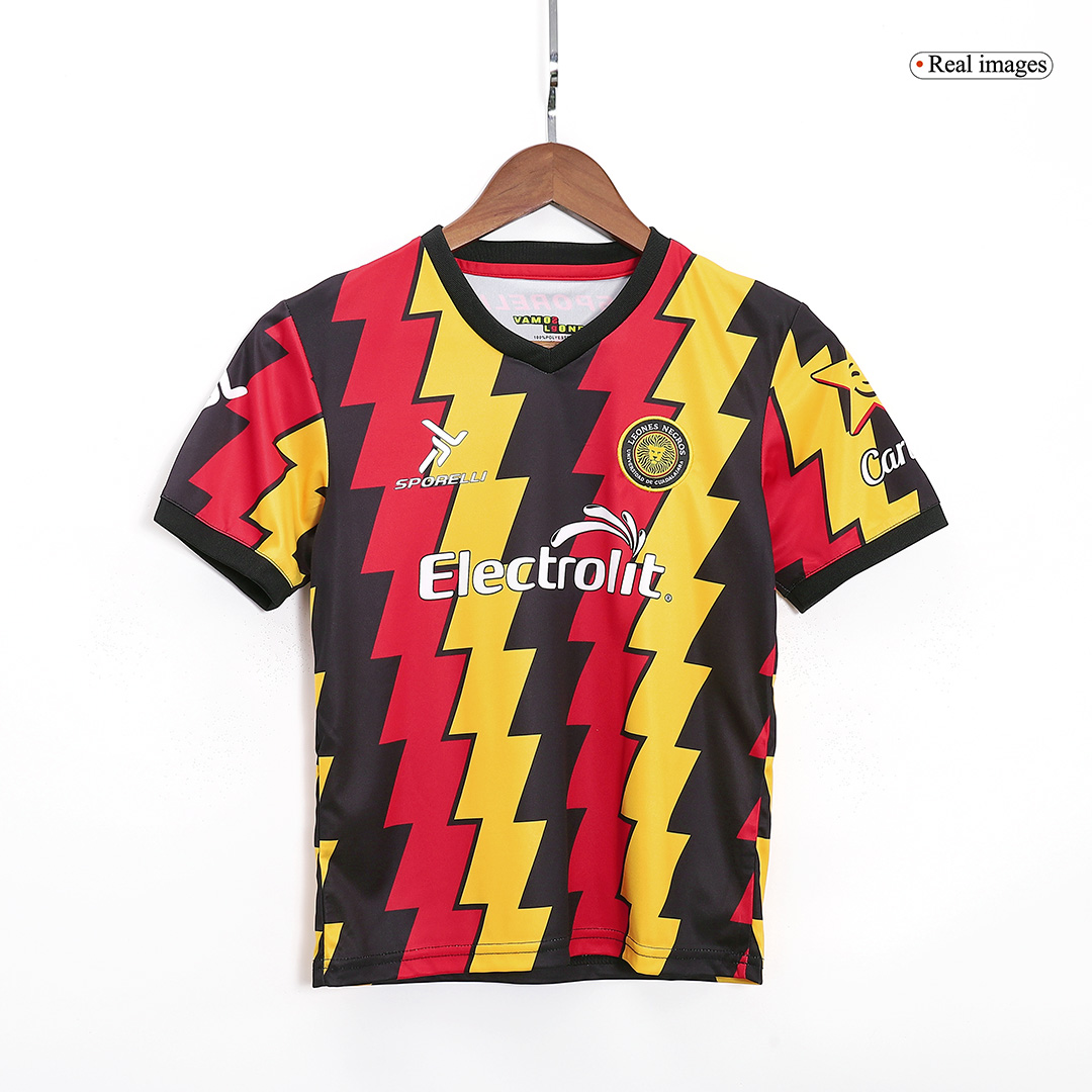 Leones Negros UdeG 2022/23 Home Black Kids Kit