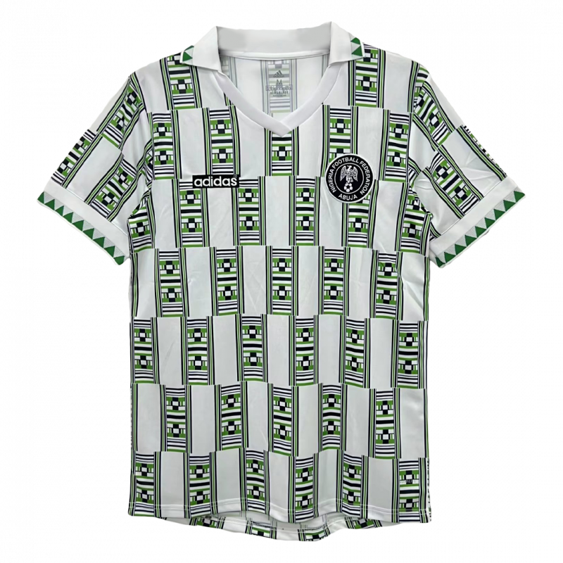 Nigeria 1994 Away White Retro Jersey