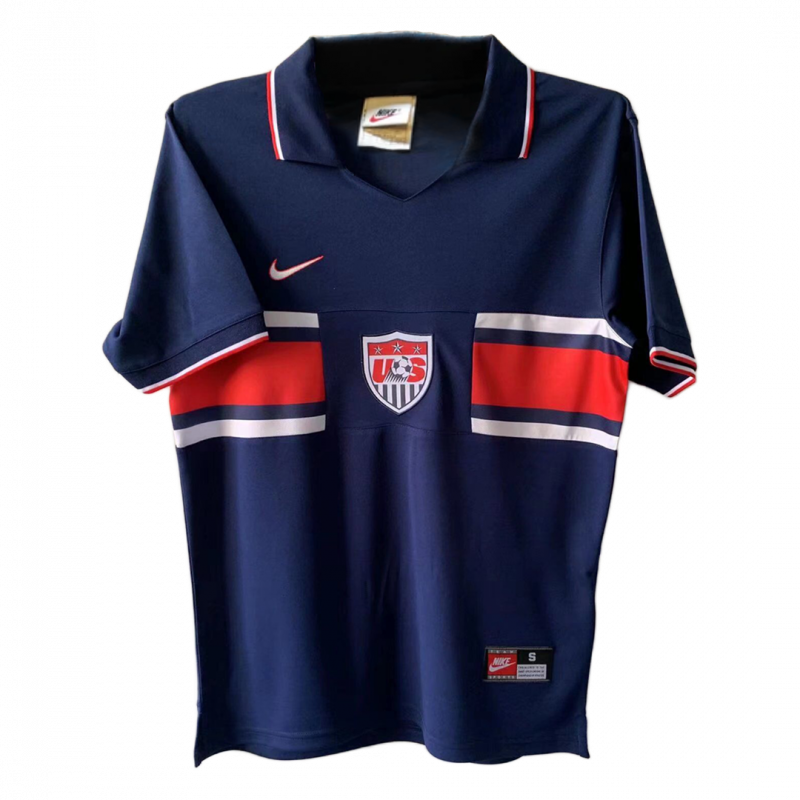 USA 1995 Away Blue Retro Jersey