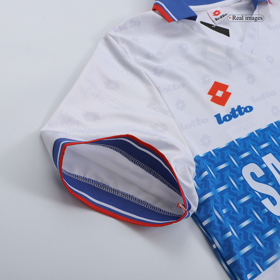 Universidad Catolica 1996 Home White Retro Jersey