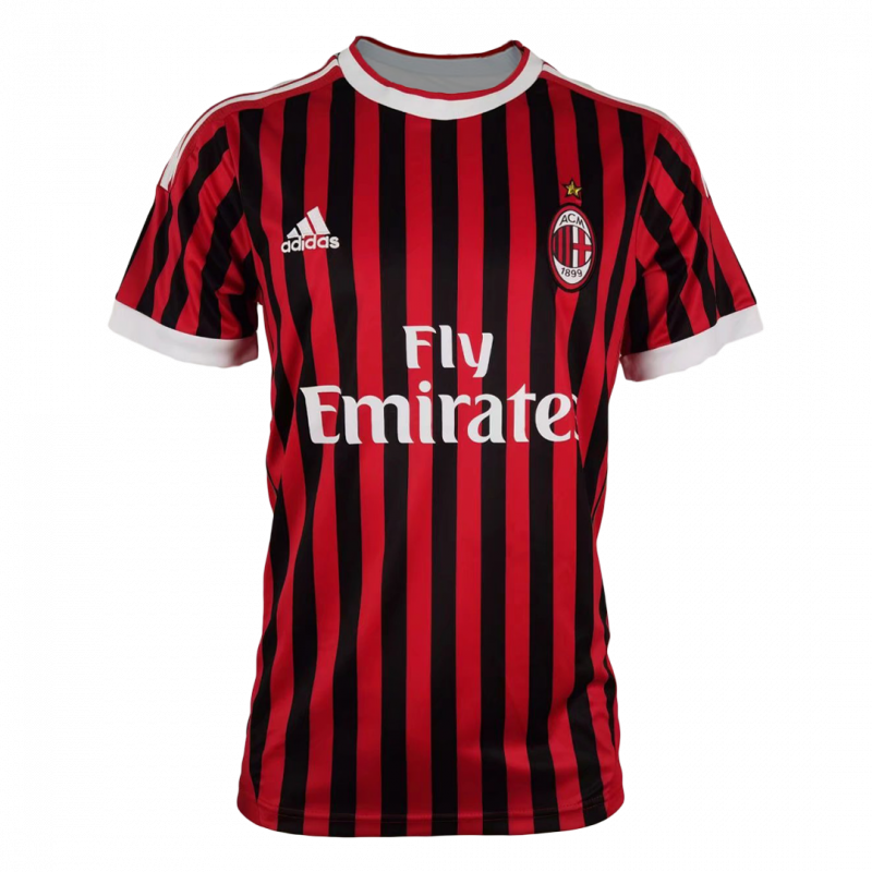 AC Milan 2011/12 Home Black Retro Jersey