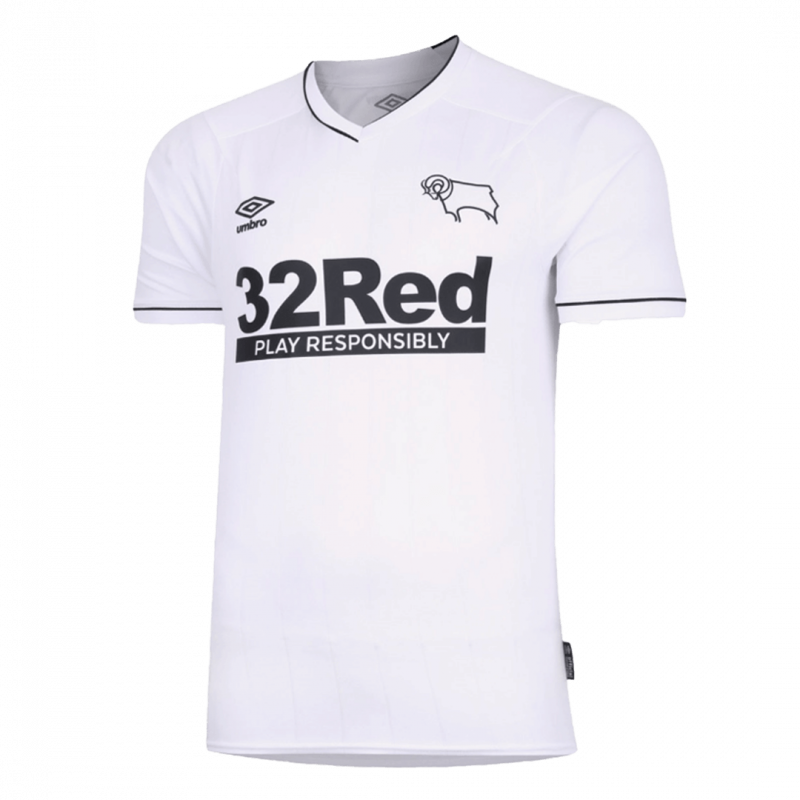 Derby County 2020/21 Home White Jersey