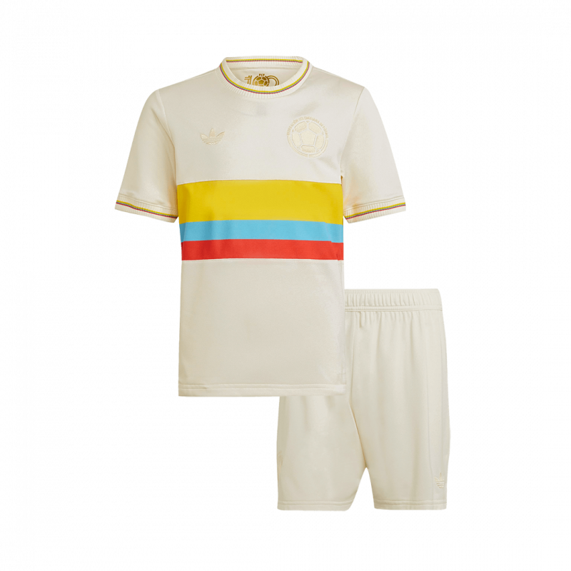 Colombia 2024 White Kids Kit