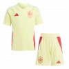 Spain 2024 Away Yellow Kids Kit