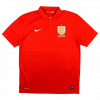 England 2013/14 Away Red Retro Jersey