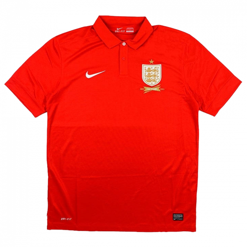 England 2013/14 Away Red Retro Jersey