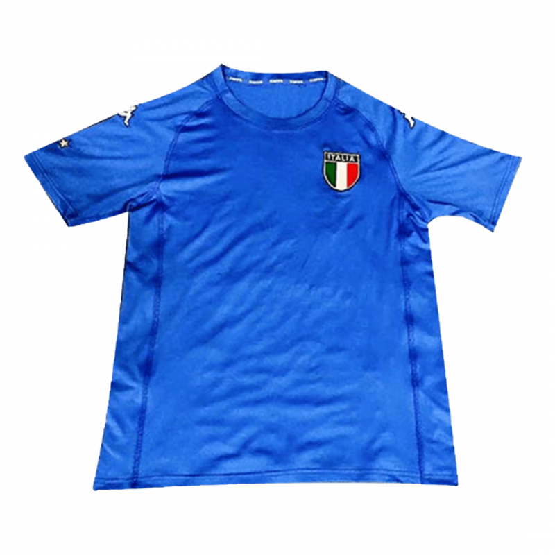 Italy 2002 Home Blue Retro Jersey