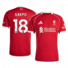 GAKPO #18 Liverpool 2025/26 Home Red Jersey