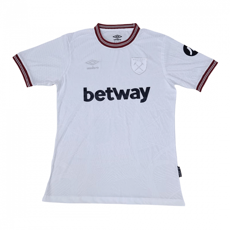 West Ham United 2023/24 Away White Player Version Jersey